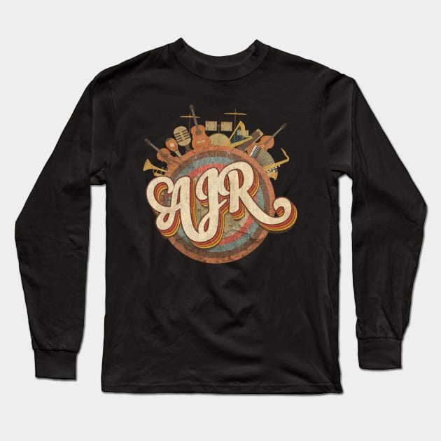 Music Designs Vintage Retro - AJR Long Sleeve T-Shirt by kumurkumur